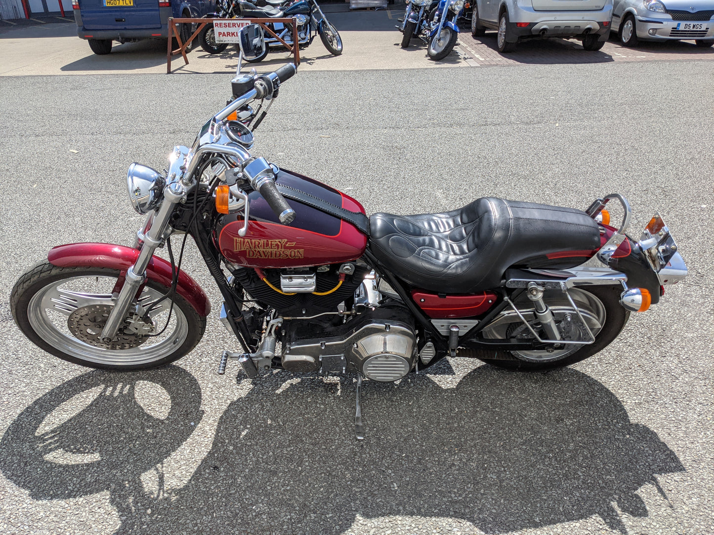 Harley Davidson FXLR 1990 Red / Maroon *SOLD*