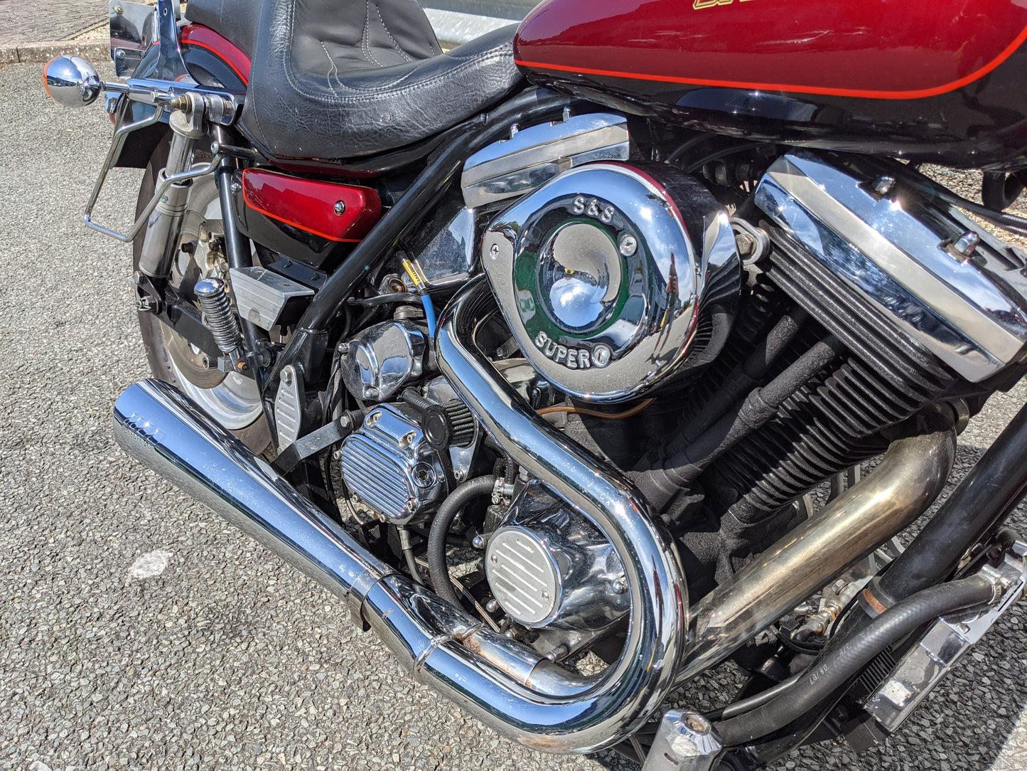 Harley Davidson FXLR 1990 Red / Maroon *SOLD*