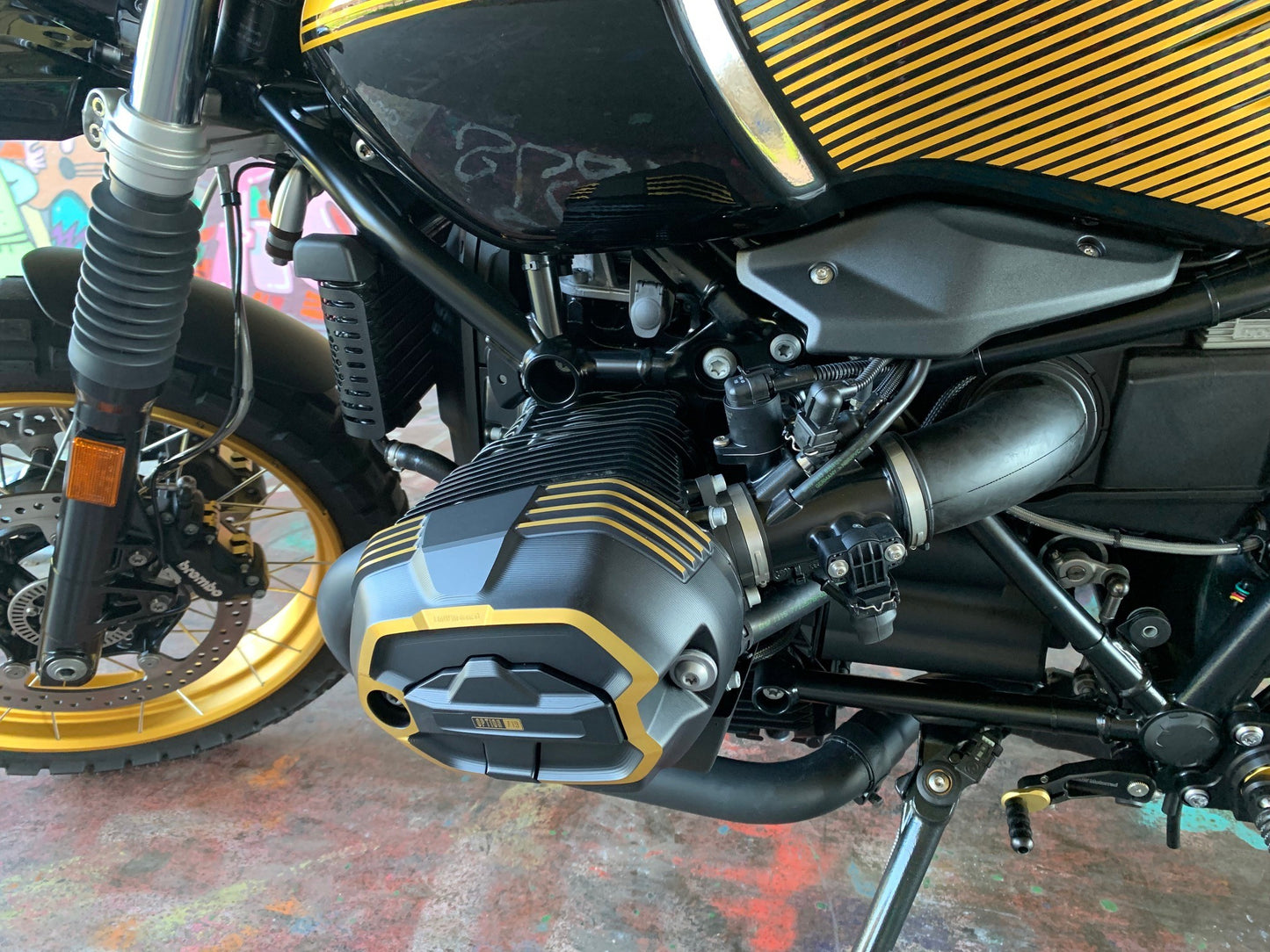 BMW R Nine T Urban G/S Option 719 – 1200cc – Black & Gold – Immaculate *SOLD*