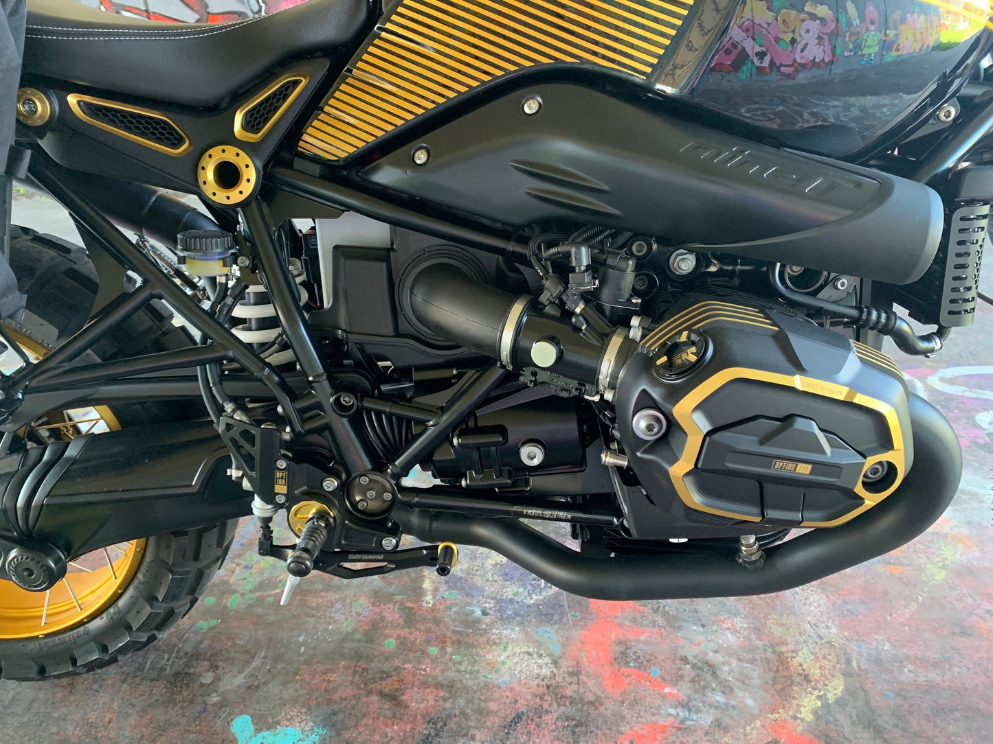 BMW R Nine T Urban G/S Option 719 – 1200cc – Black & Gold – Immaculate *SOLD*
