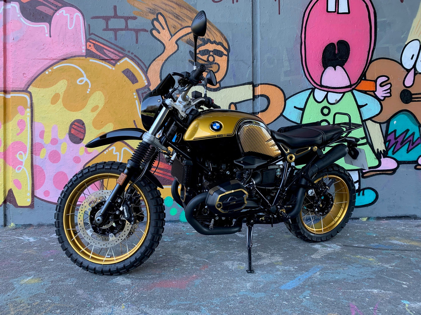 BMW R Nine T Urban G/S Option 719 – 1200cc – Black & Gold – Immaculate *SOLD*