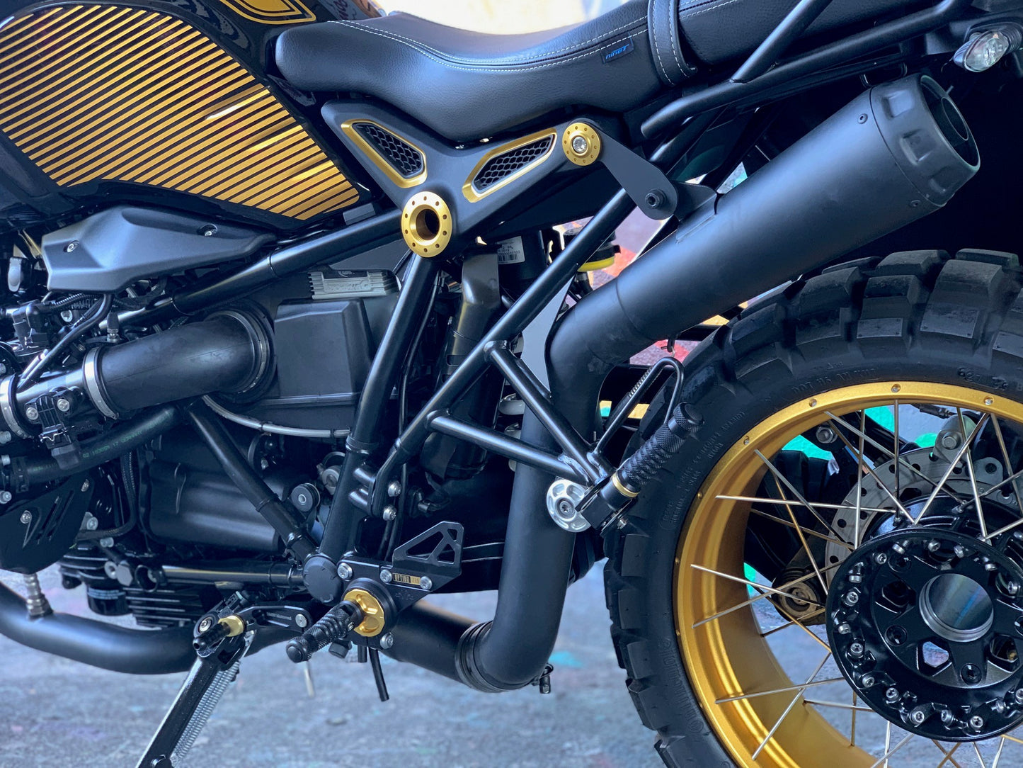 BMW R Nine T Urban G/S Option 719 – 1200cc – Black & Gold – Immaculate *SOLD*