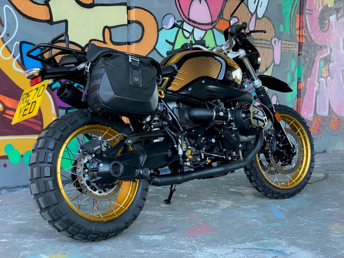 BMW R Nine T Urban G/S Option 719 – 1200cc – Black & Gold – Immaculate *SOLD*